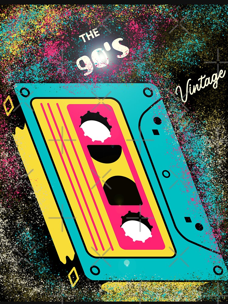 Music Classic T-Shirt Vintage Cassette 90's by amrichjimi