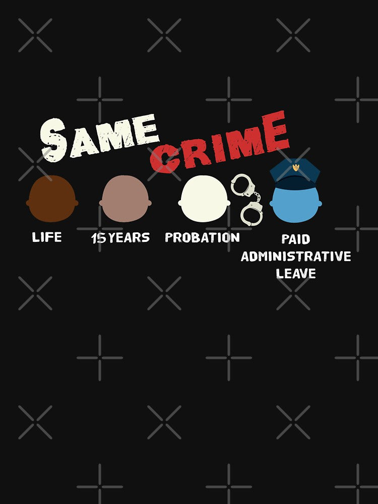 Same Crime Slim Fit T-Shirt by Dogs Geeky⭐⭐⭐⭐⭐