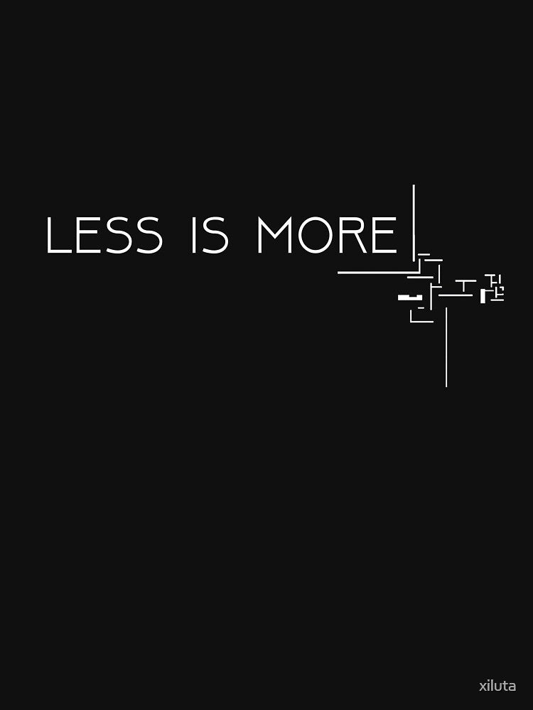 Less is more (MIES VAN DER ROHE) by xiluta