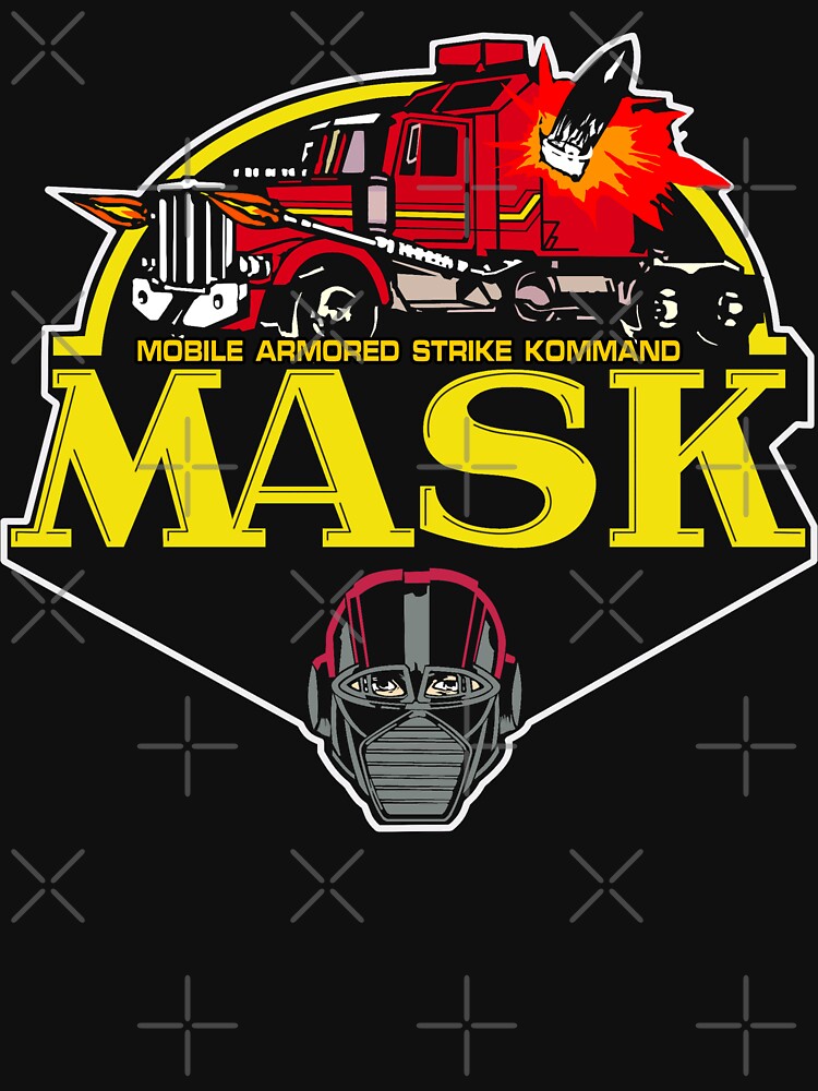 MASK Mobile Armored Strike Kommand Retro 80's Cartoon by Realmendesign