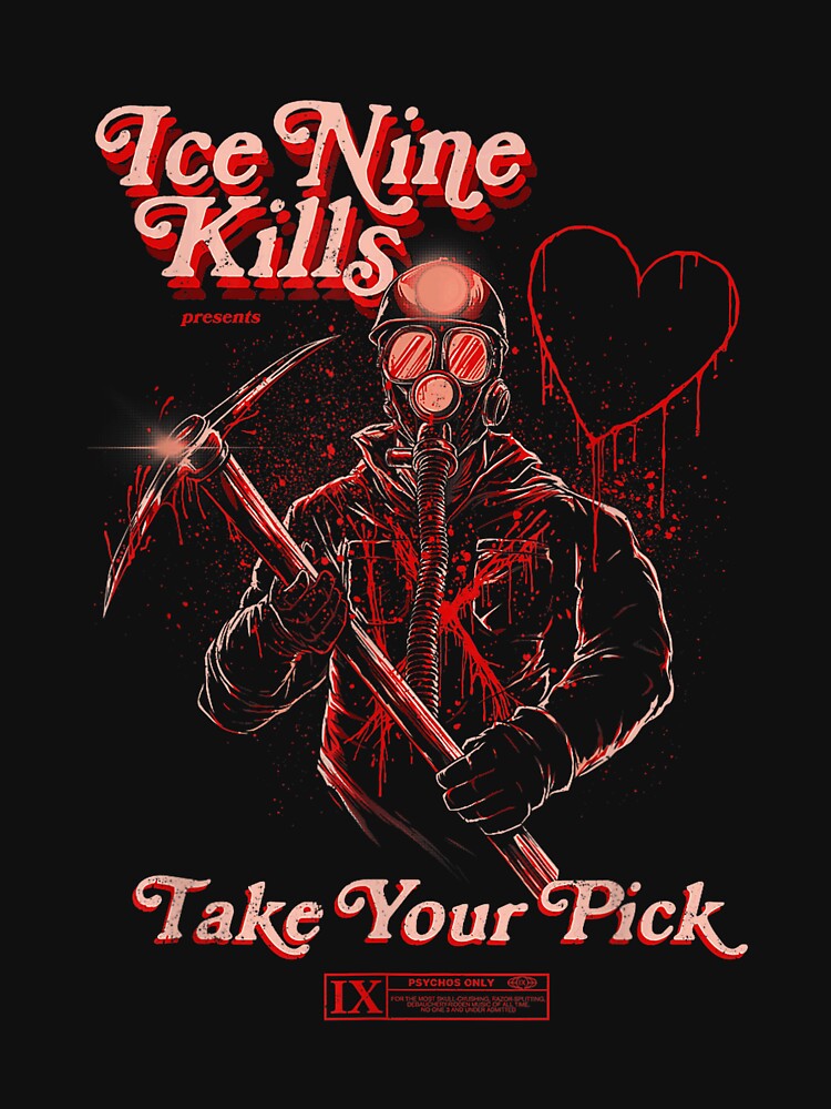 Ice Nine Kills T-Shirt, Metal Music Shirt, Stabbing in the Dark, Grave Mistake, Ice Nine Kills Merch by luuluu25