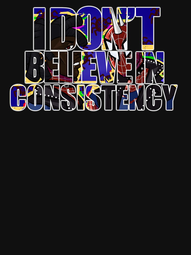 Spider punk hobie brown “I don’t believe in consistency” by AxolotlArtist32
