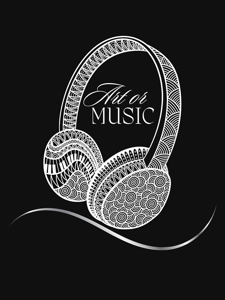Art or Music – Creative Headphones Design for Artists and Music Lovers by Aquarius-club