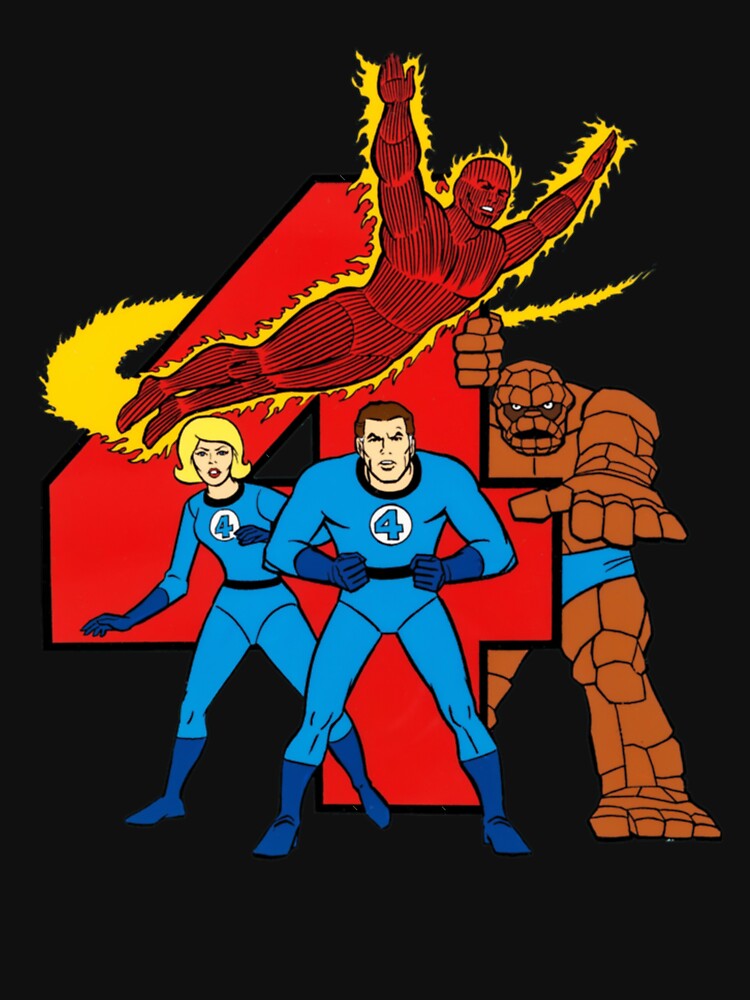 The Fantastic Four Cartoon by dona-ryanna