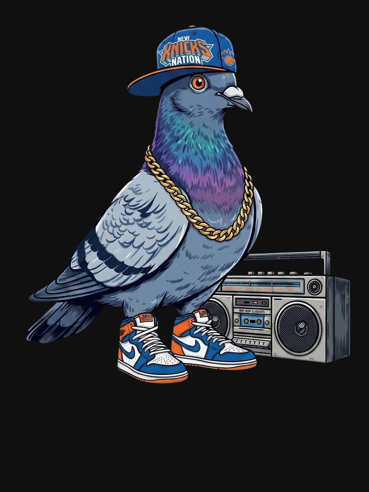 NYC Pigeon Knicks by colorsartss