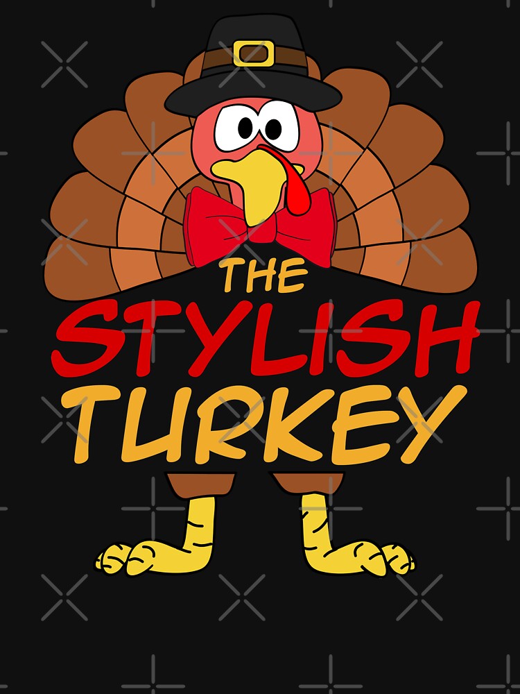 The Stylish Turkey Thanksgiving Family Matching Outfits Group Attire by onicon