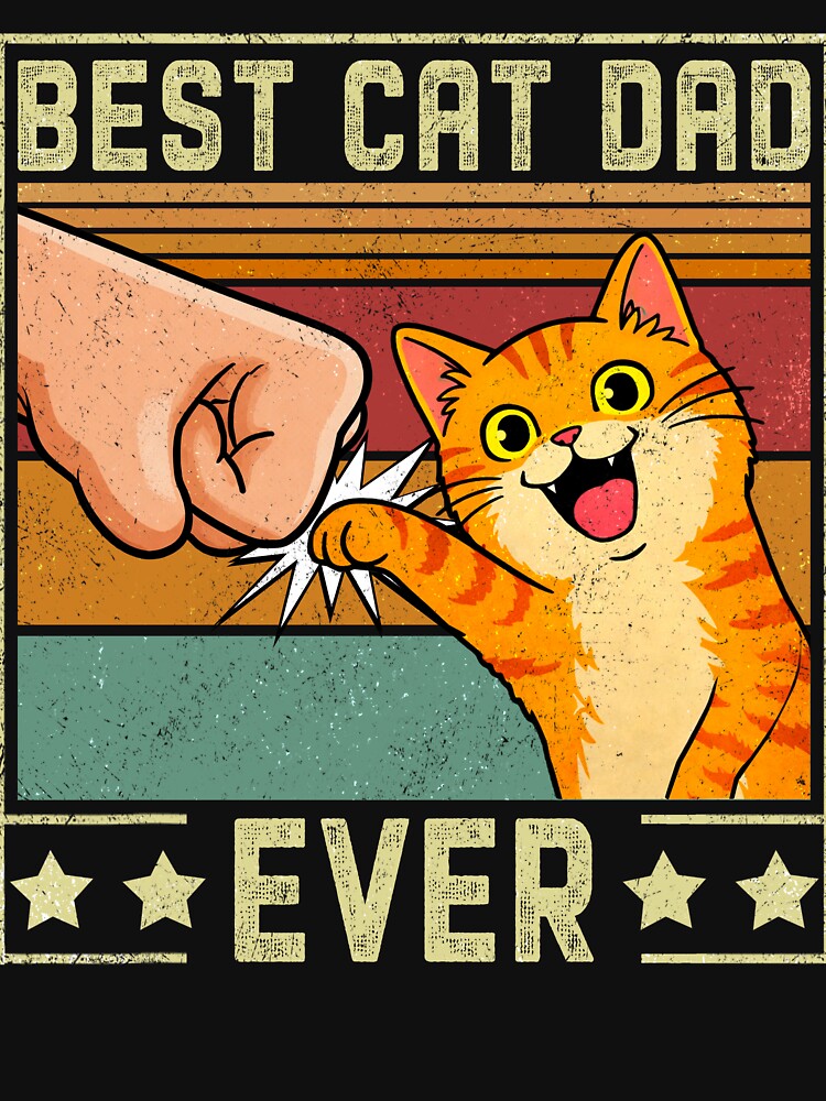 Best Cat Dad Ever Funny Cat Lover Gift by Ortigzitoun