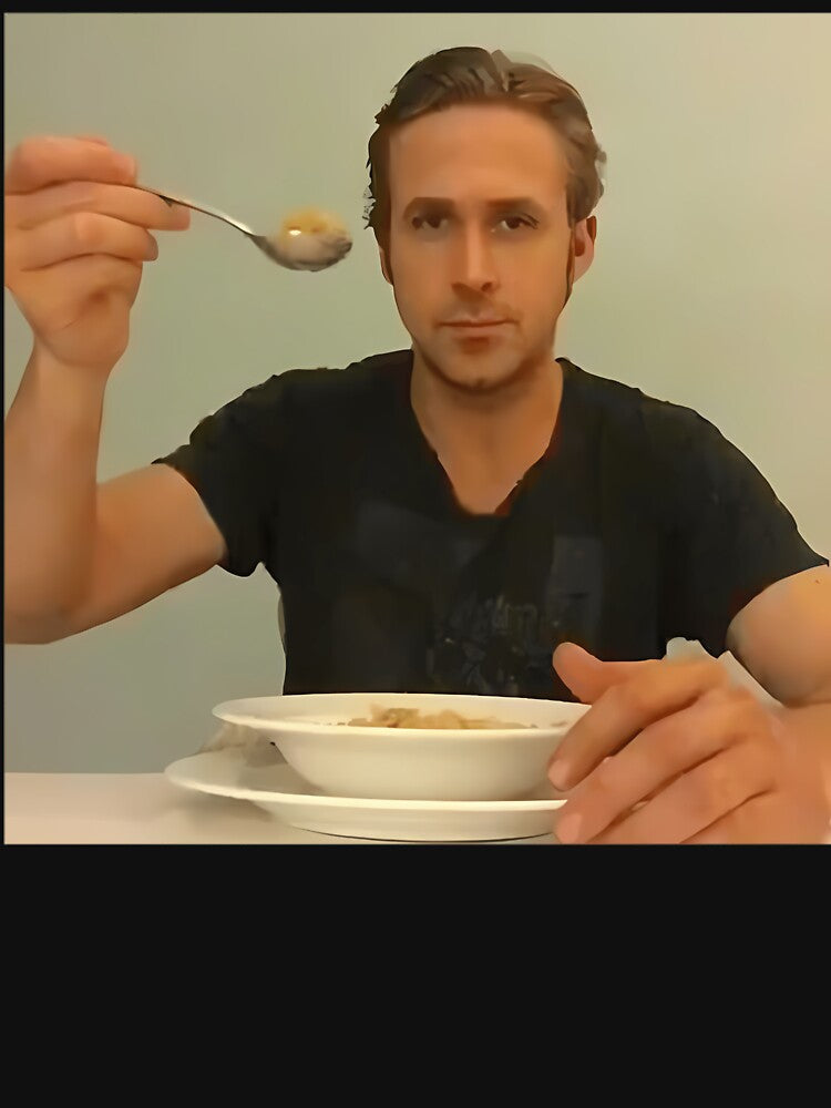 ryan gosling eats his cereal by trymenowfree