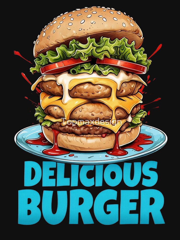 Delicious Burger by Topmaxdesign