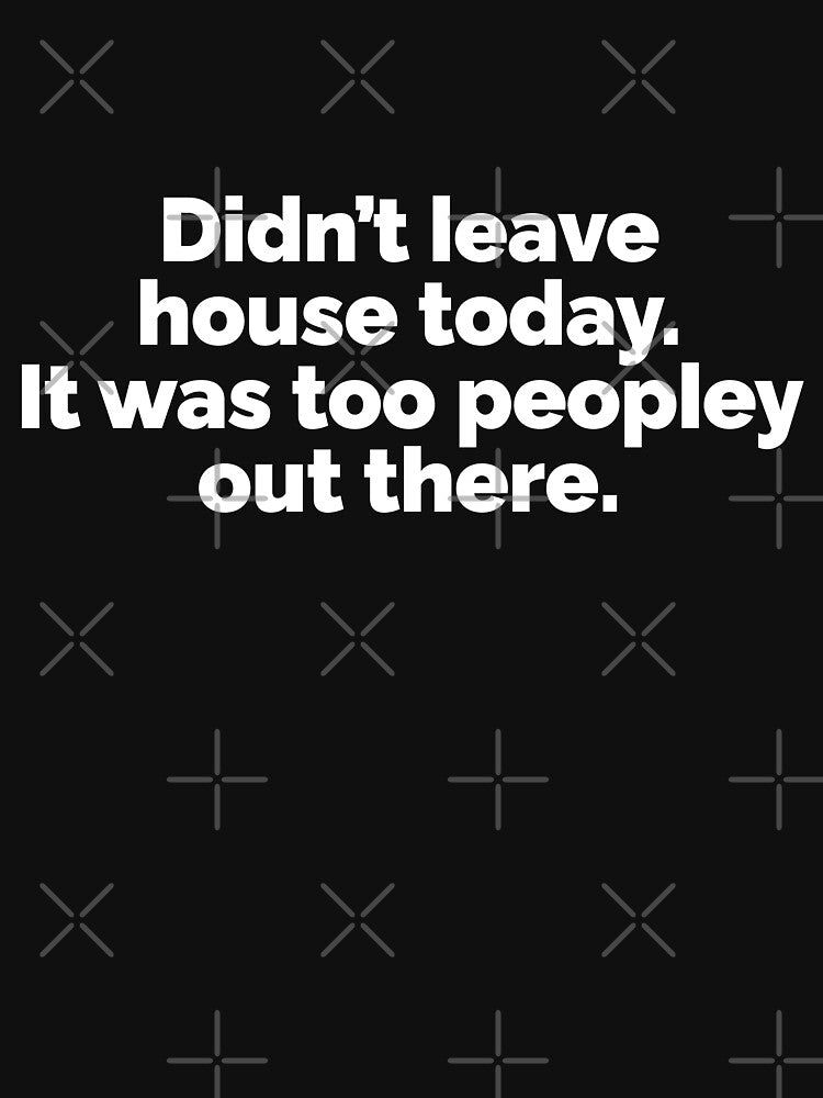 too peopley out there by 23mangoes