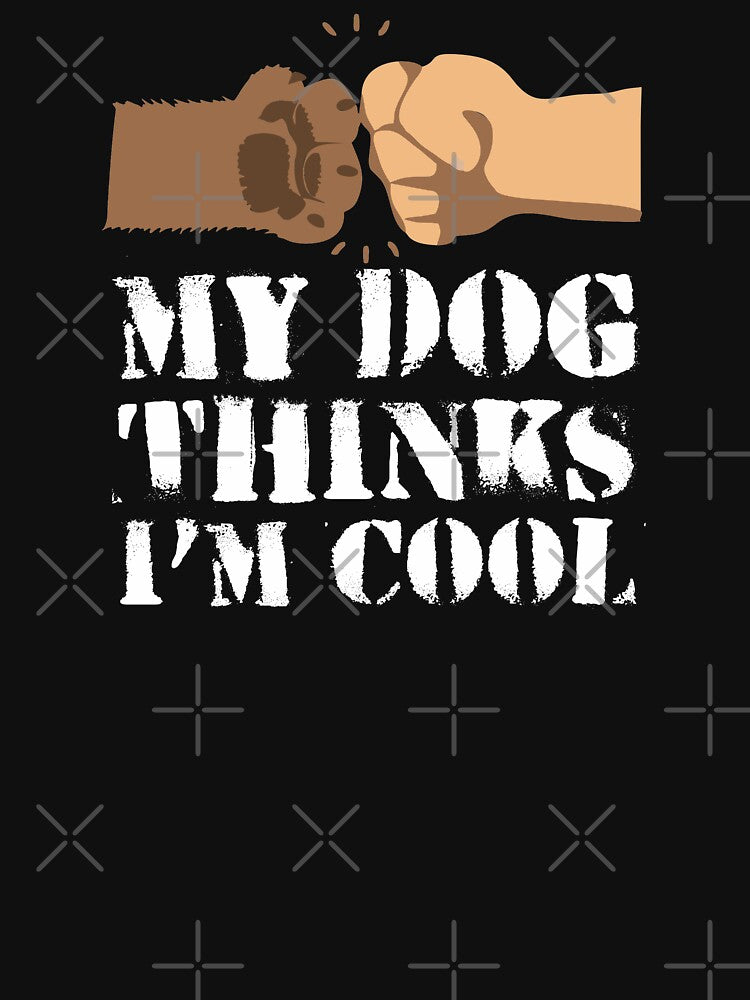My dog thinks Im cool dog paw human hand friends fist bump by alenaz