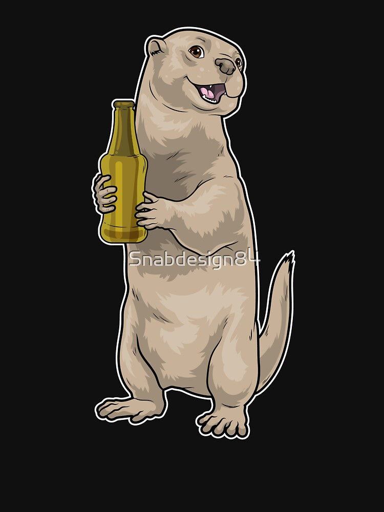 Otter Bottle Beer by Snabdesign84