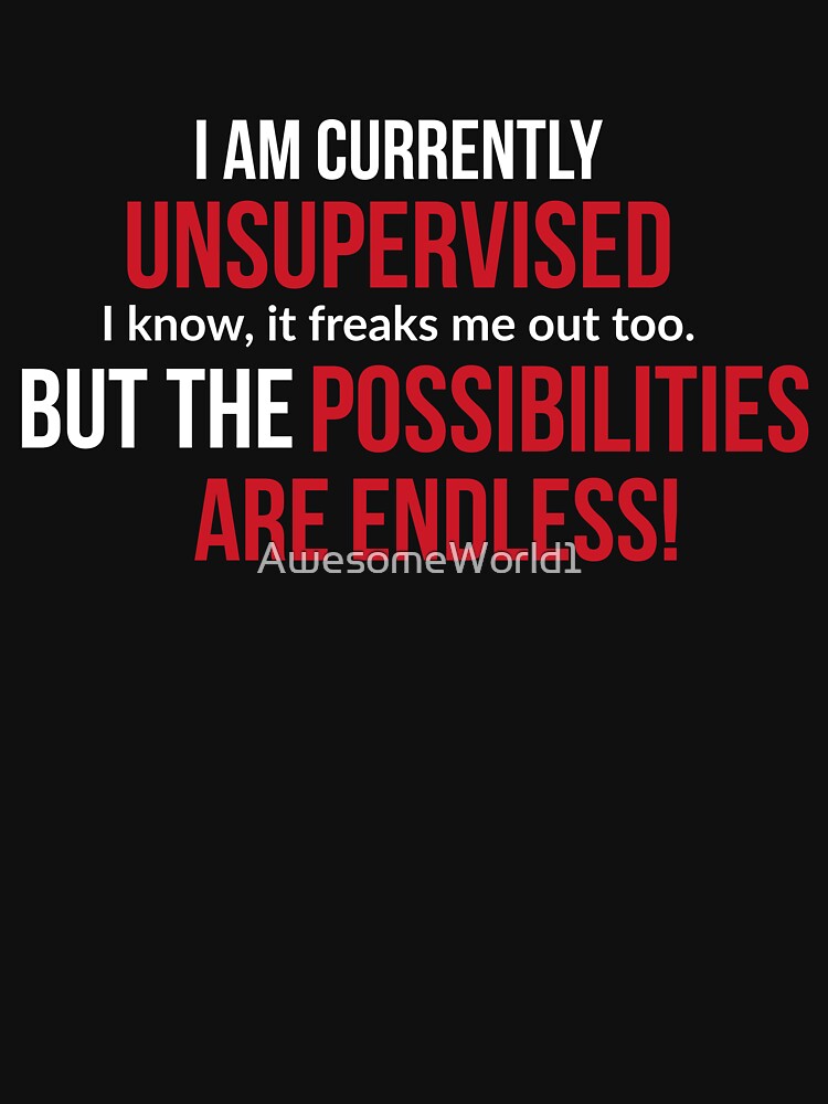 I am Currently Unsupervised by AwesomeWorld1