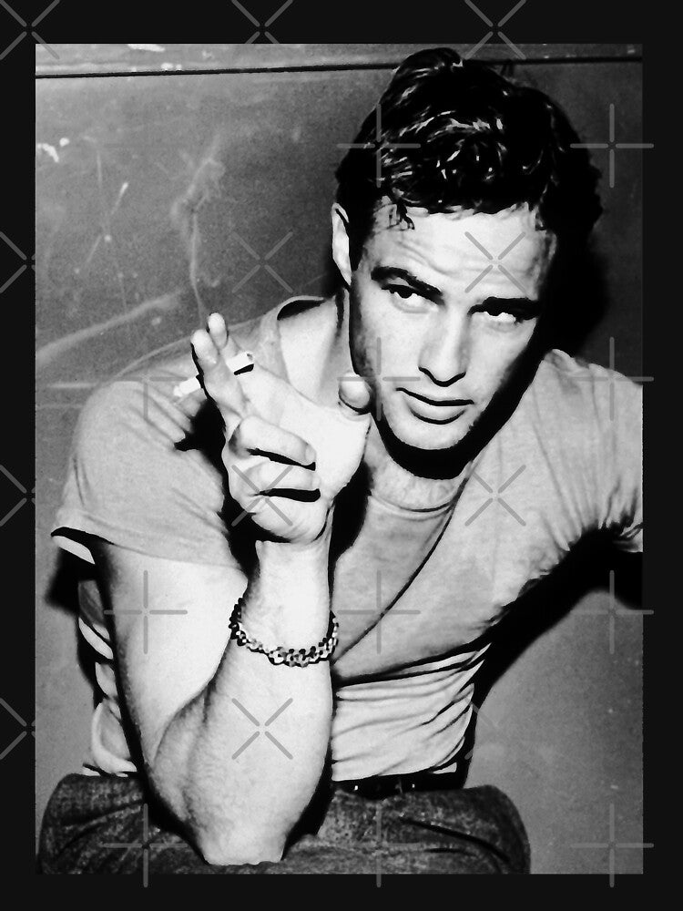 Marlon Brando Vintage Old Hollywood Movie Star Retro by Caren Harrell
