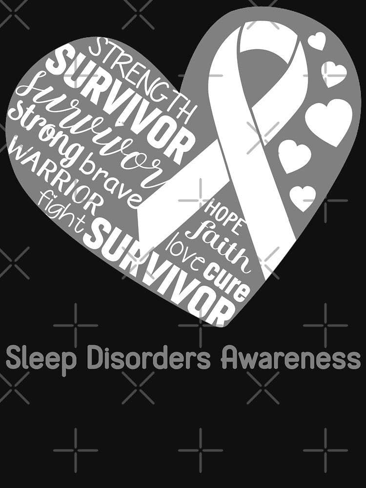 Sleep Disorders Heart Support Sleep Disorders Warrior Fighting by GennieShop