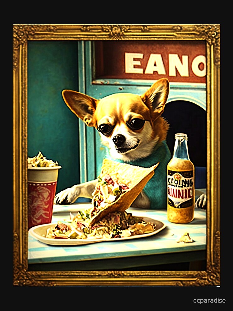 Vintage Quiero Taco Bell Chihuahua Frame by Earth Nature Creations