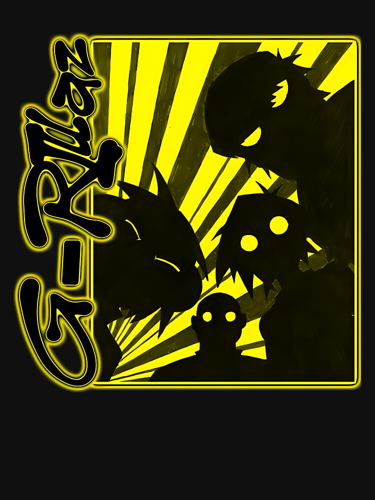 Yellow Silhouette Frame Rock Band by BiGKhaled