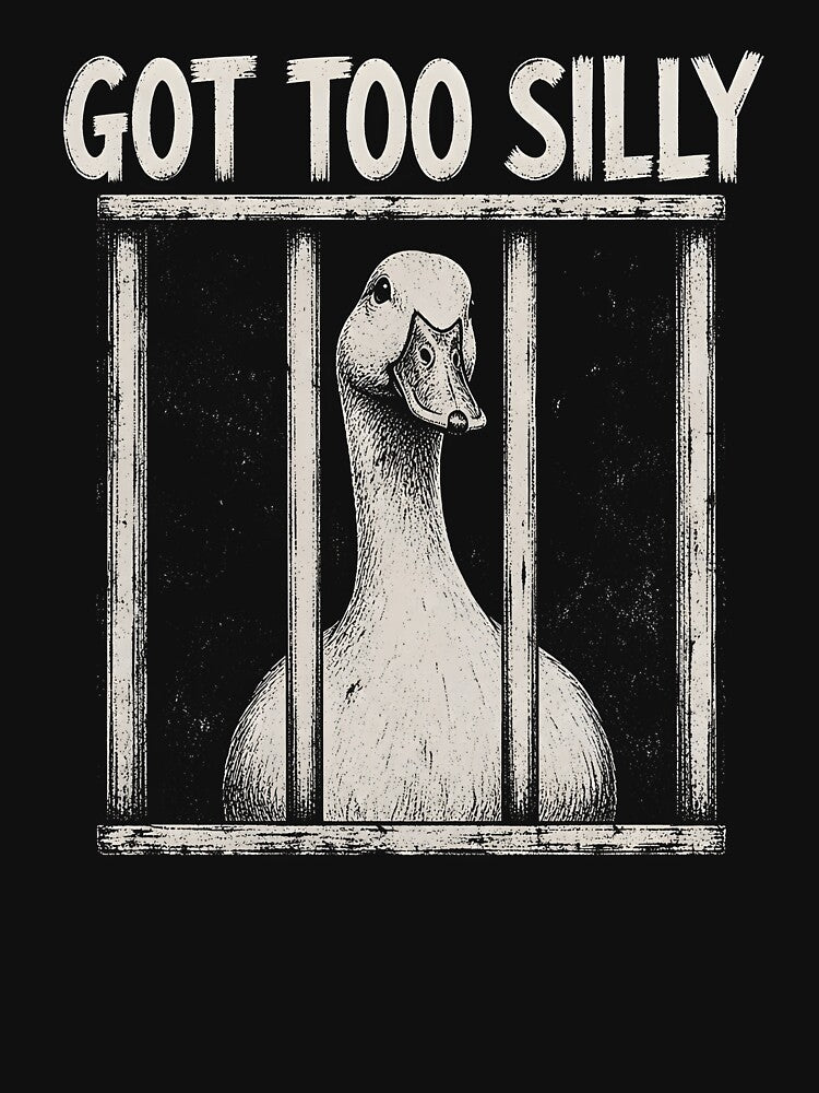 Got Too Silly Funny Goose by zoes-ink