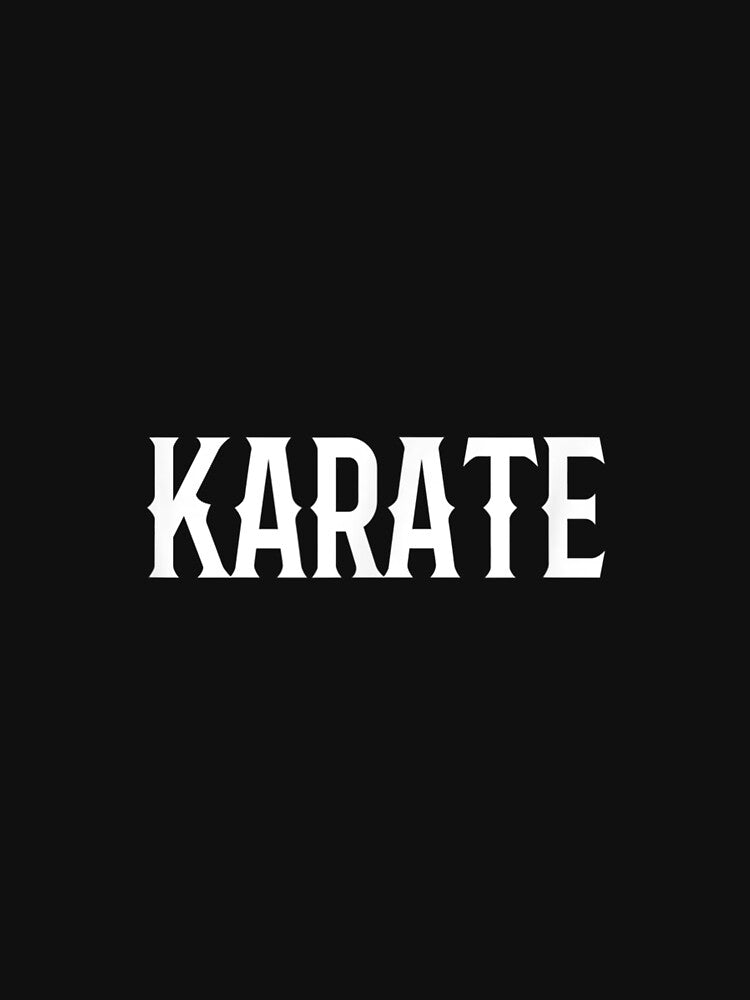 Karate Simple Classic Design by bonytmrz