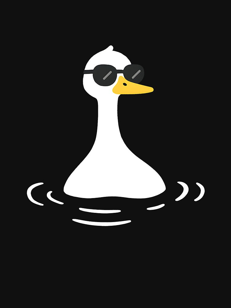 Funny Silly Goose with Sunglasses Cool  Animals Meme by MinistryOfNIniji