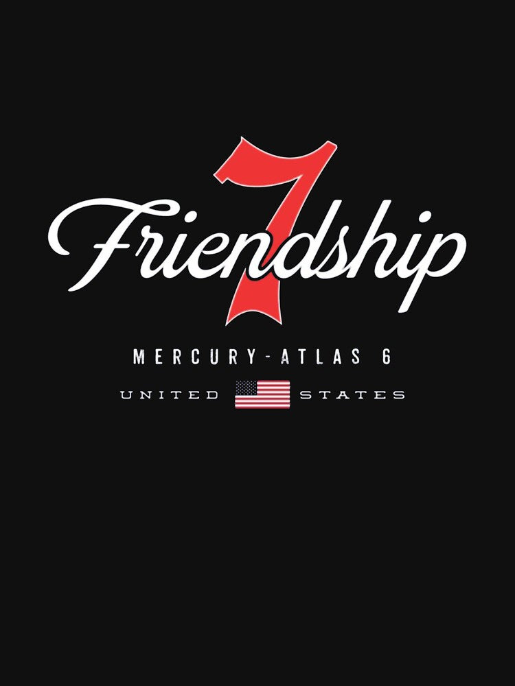 Friendship 7 T-Shirt_55148541 by ZiraBooth