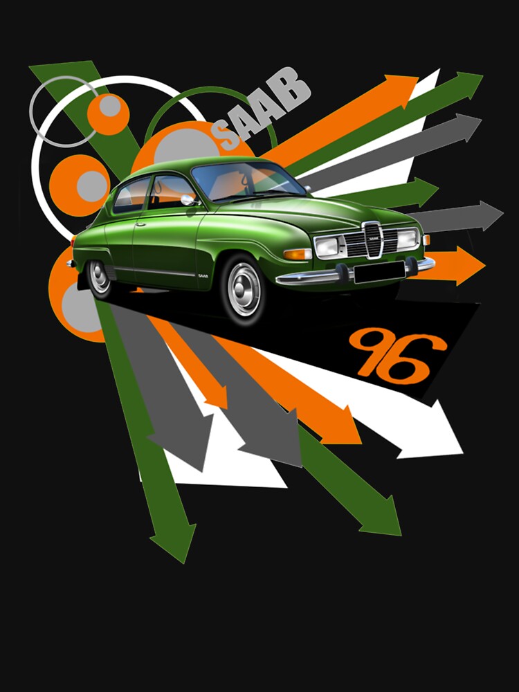 Saab 96  _Explosion_ illustration by AllagashDesigns