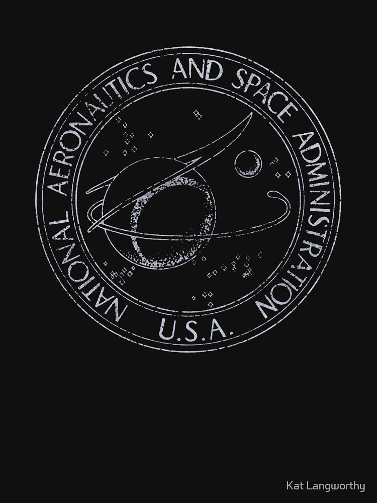 NASA - retro light T-Shirt_16667409 by Kat Langworthy