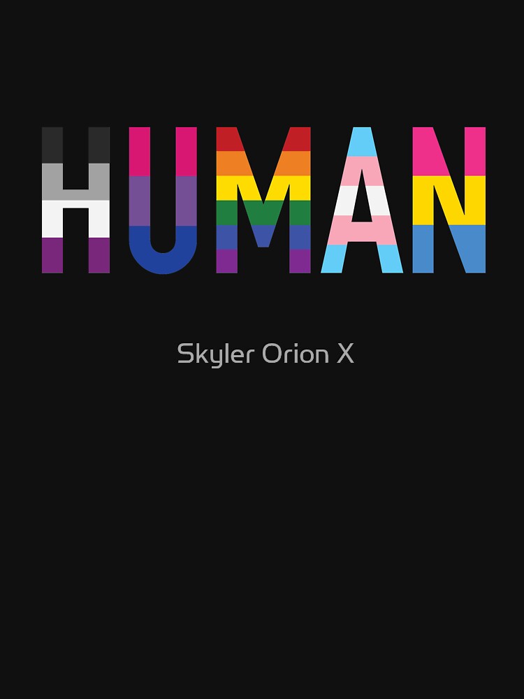 Human, Various Queer Flags 1 by Skyler Orion X