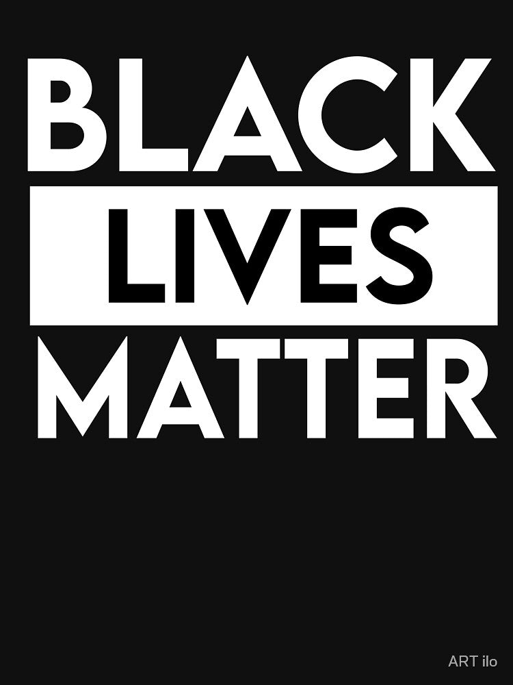 Black lives Matter Slim Fit T-Shirt by ART ilo