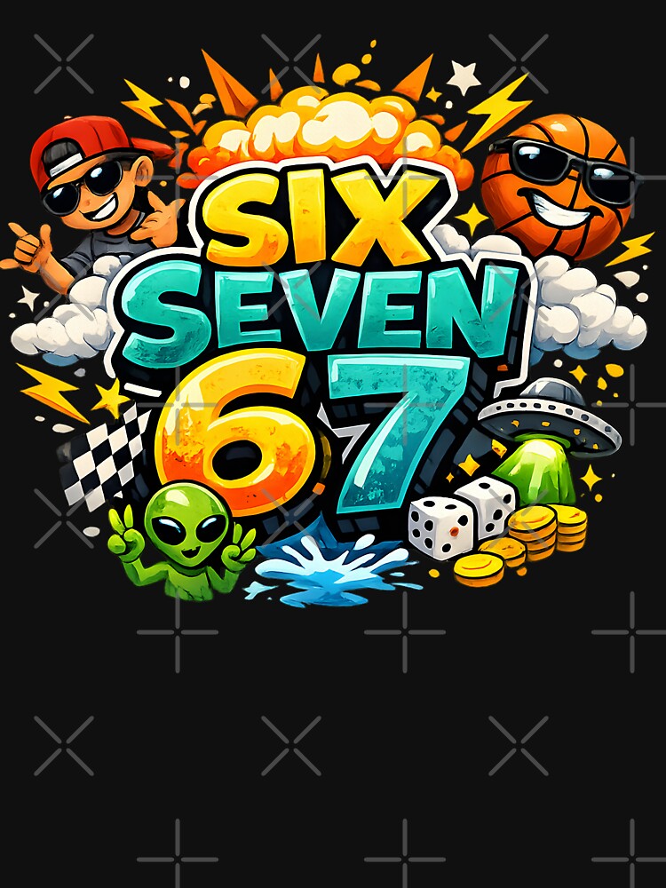 Six Seven 67 – Viral Meme Brainrot Design by ArcadiaSilence