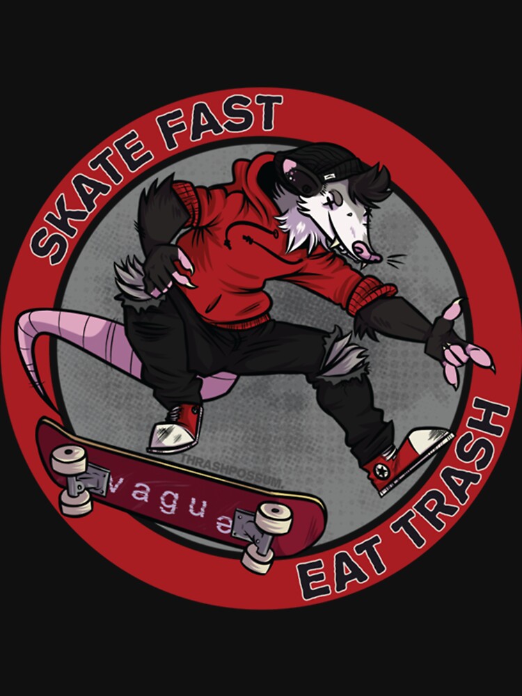 Skate Fast Eat Trash Premium T-Shirt by ximenagene