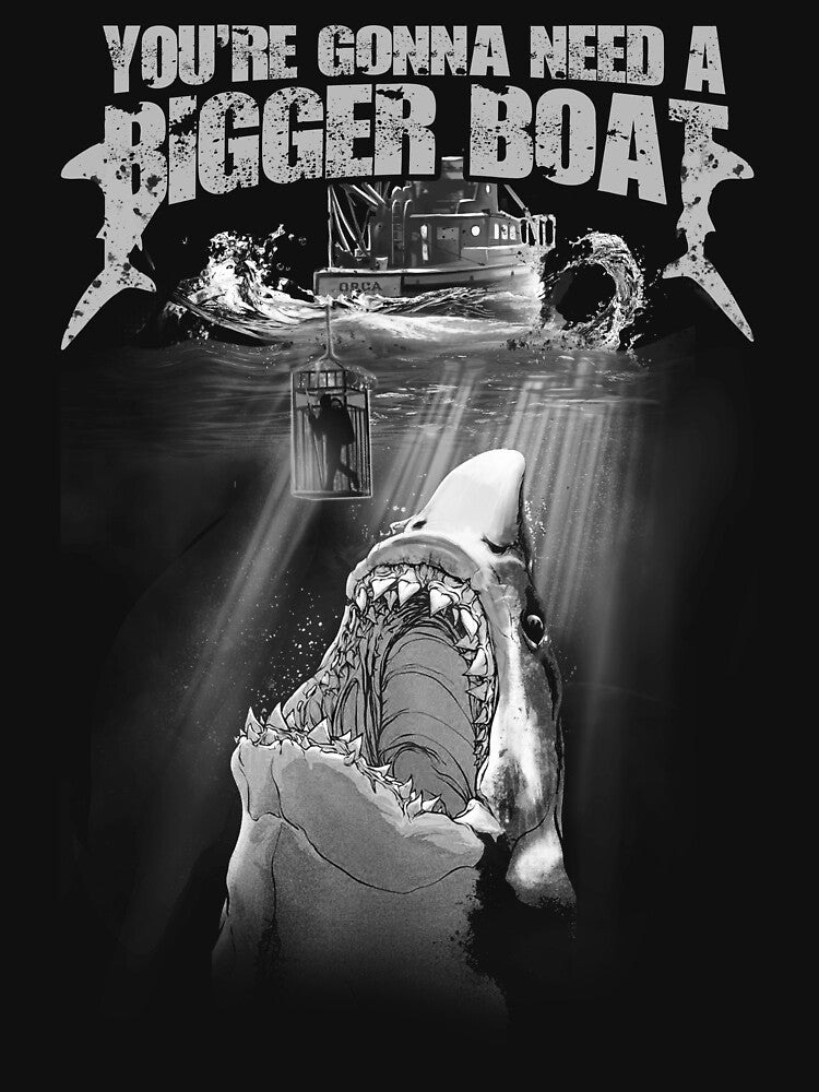 Quint Amity Island You're Gonna Need a Bigger Boat by simopt