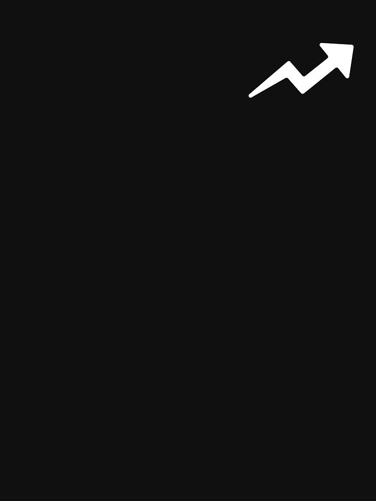 TRENDING UP ARROW (WHITE) by Top10Designs