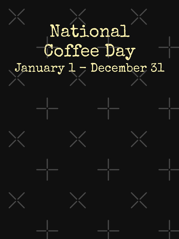 National Coffee Day January 1 - December 31 by DemureArtsy