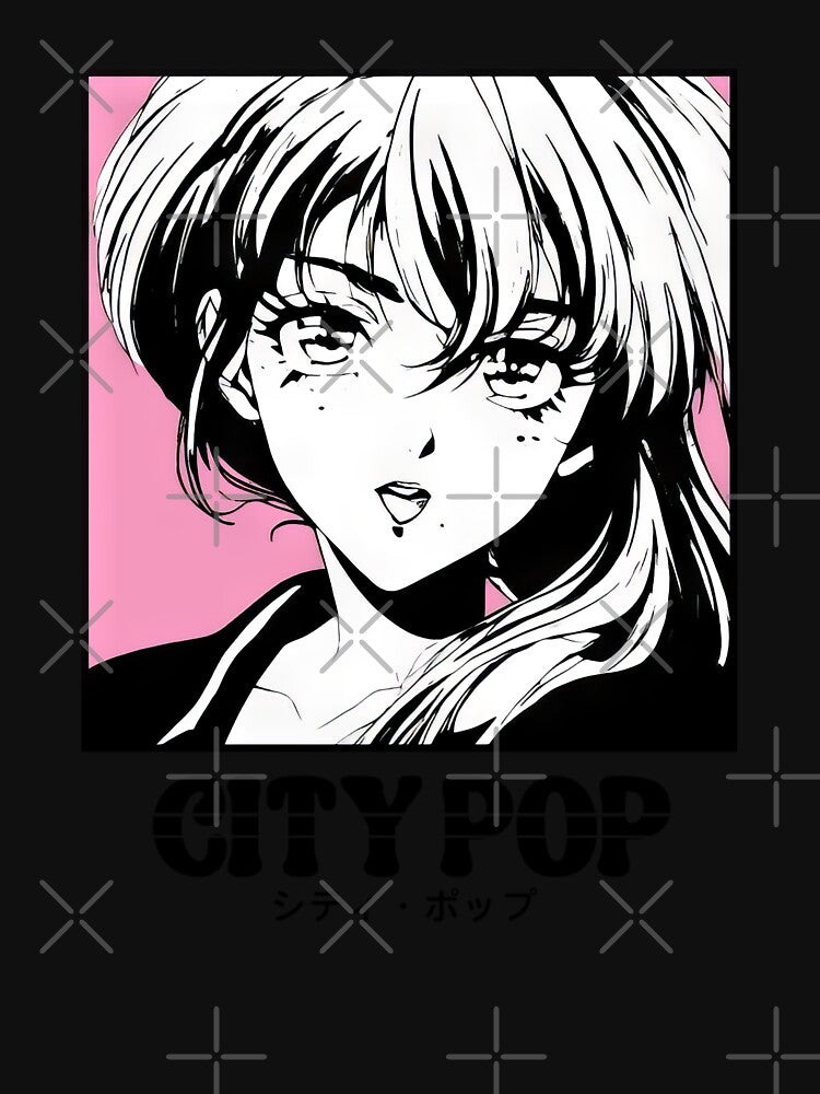 Retro Manga City Pop Vaporwave Aesthetic Anime7 #718 by mika-gallery