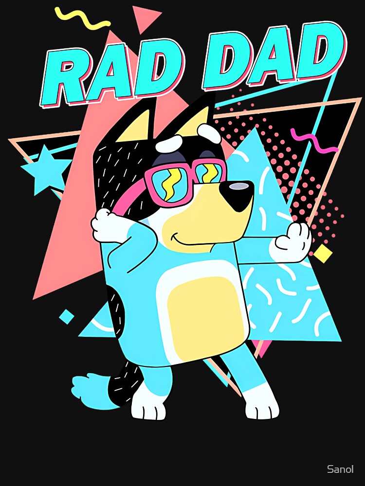 Funny Rad Dad Fathers Day Cool Dad by Sanol