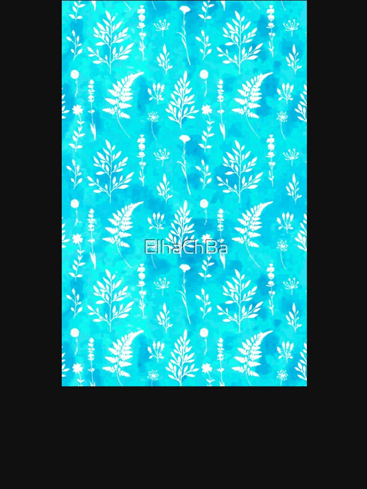 Floral blue by ElhaChBa