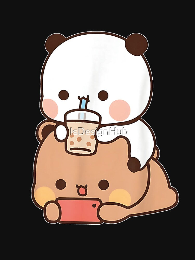 DuDu Bear and BuBu Panda enjoying time together by IsDesignHub