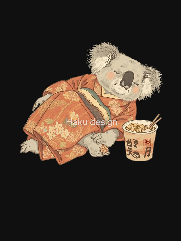 Lazy Kimono Koala by Haku design