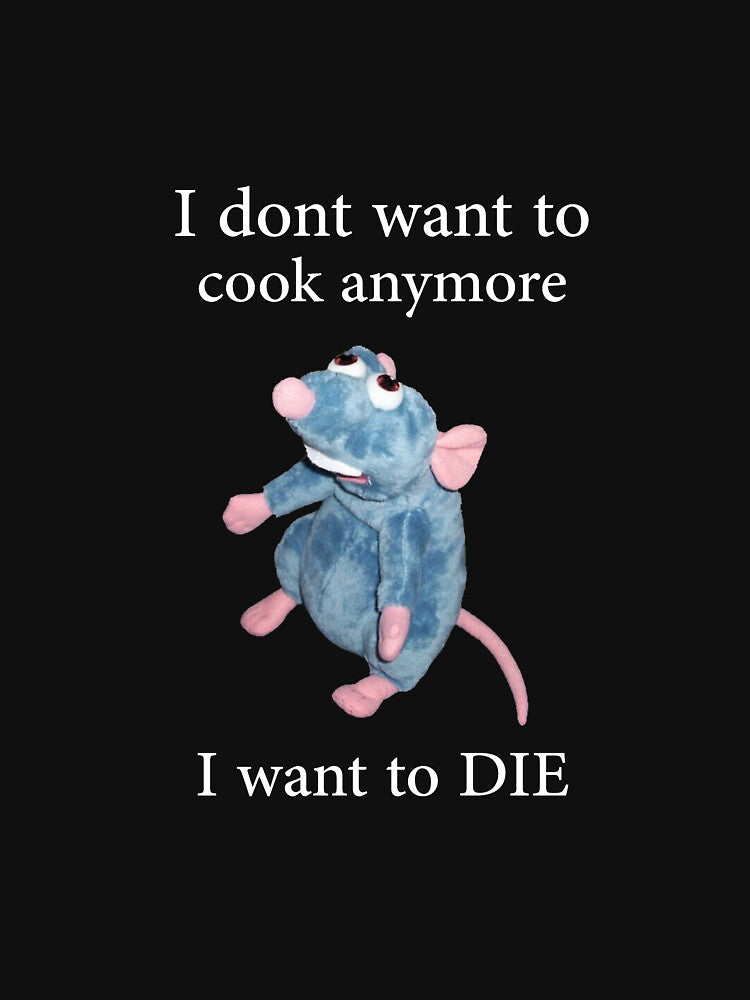i dont want to cook anymore i want to die by Cute Shark