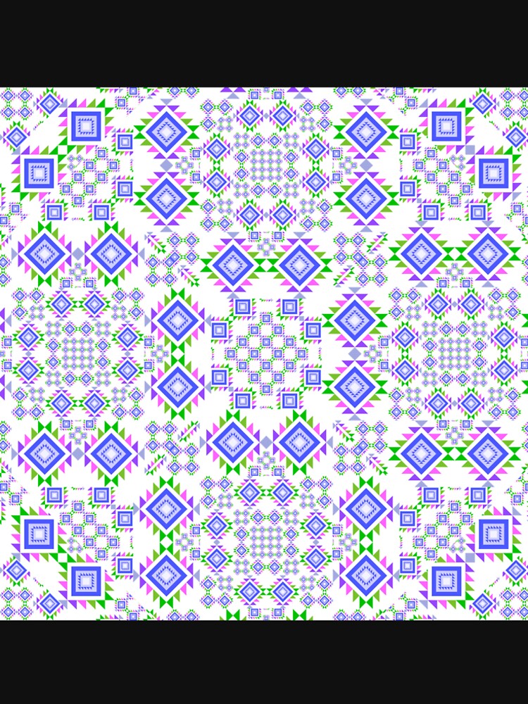 The violet modern square in seamless pattern by MyMemoriesArts