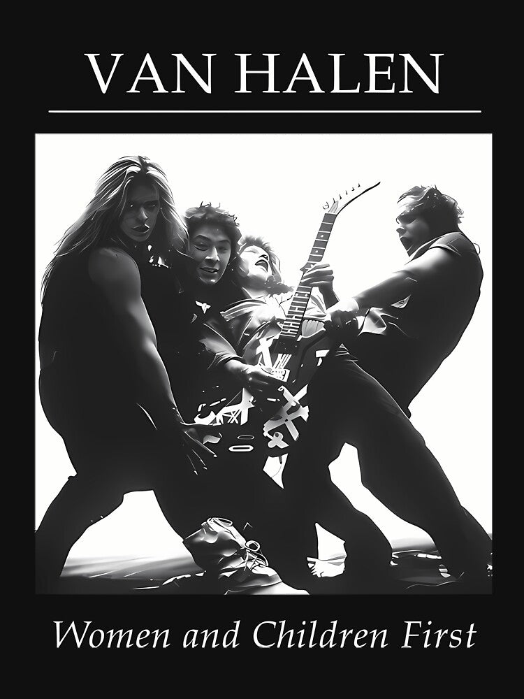 Hard Rock Band Van*Halen*Band Women And Children First by RitzyStyle