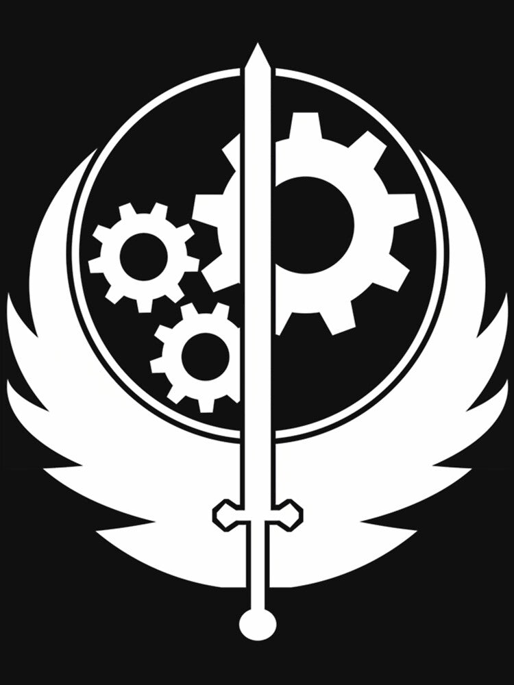 Vintage Brotherhood Of Steel Logo Unisex by VitoJerde