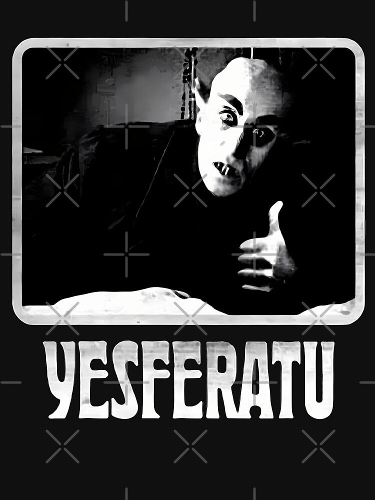 Yesferatu Funny Nosferatu Positive Goth Horror Lover Gift Meme by maeand-art