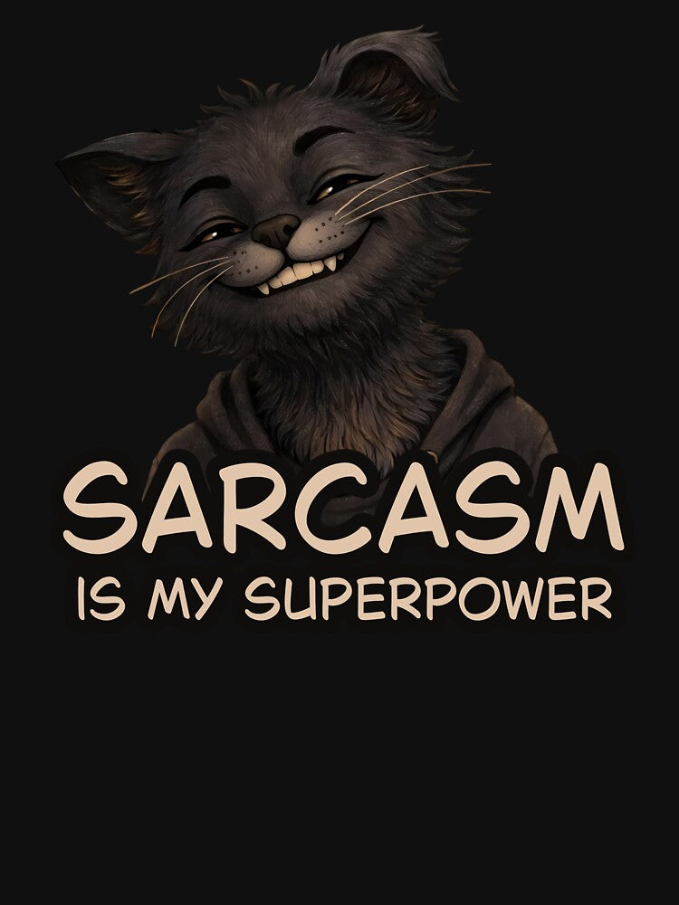 Laughing Cat Says Sarcasm Is Superpower by Slavic1991