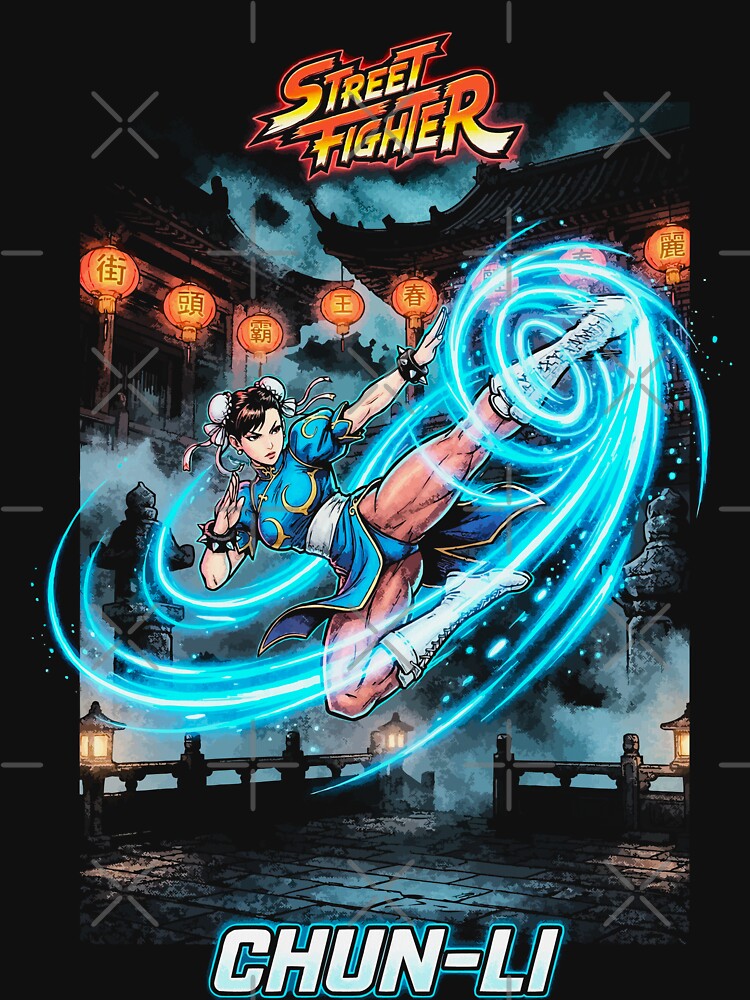 Street Fighter Retro 90s Chun-Li by Dark Days Design