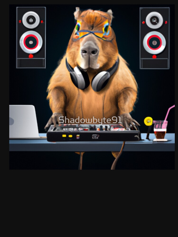 Dj Capybara Art by Shadowbyte91