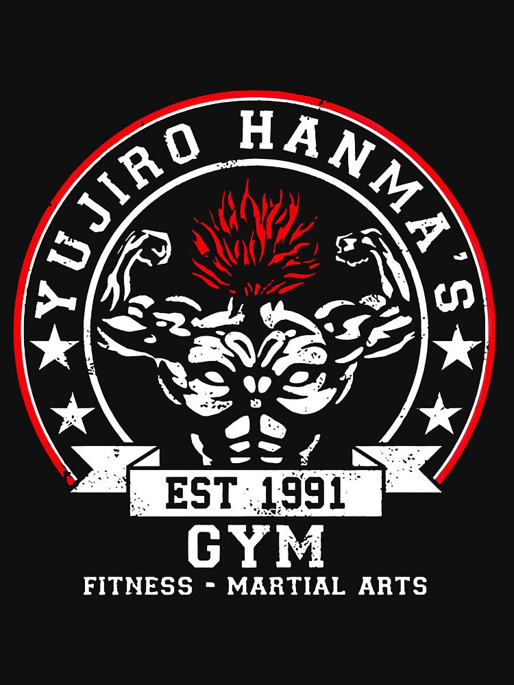 Baki The Grappler Yujiro Hanma Gym Fitness Martial Arts by OcieFisherH