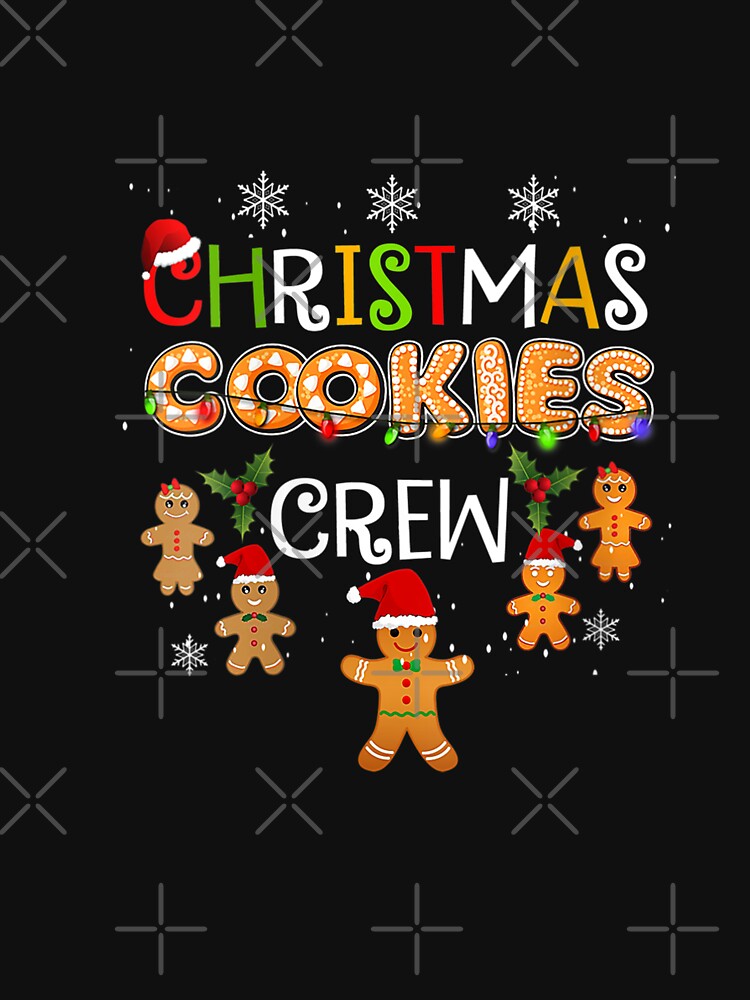 Womens Christmas Cookie Baking Crew Shirt Xmas Cookie Exchange V-Neck T-Shirt by BehmeJenell