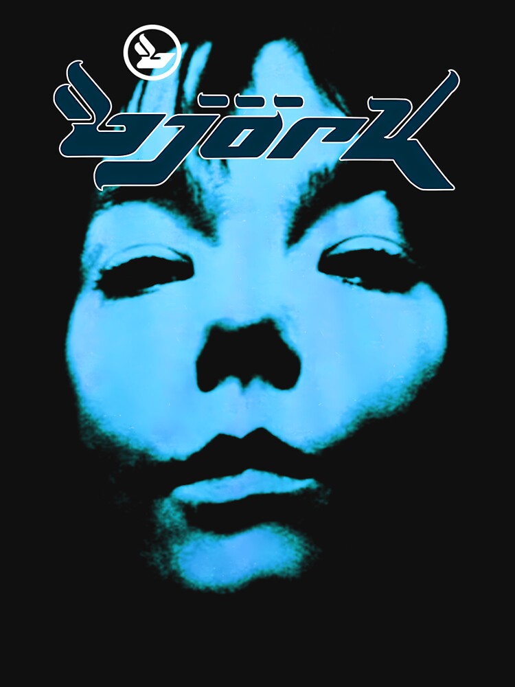 Bjork Homogenic Face Logo (Blue) by Vishwanath